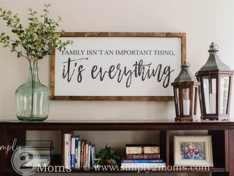Signs, signs, everywhere there's signs | www.simply2moms.com | #signs #quotes #inspiration #homedecor #meaningful #farmhousestyle
