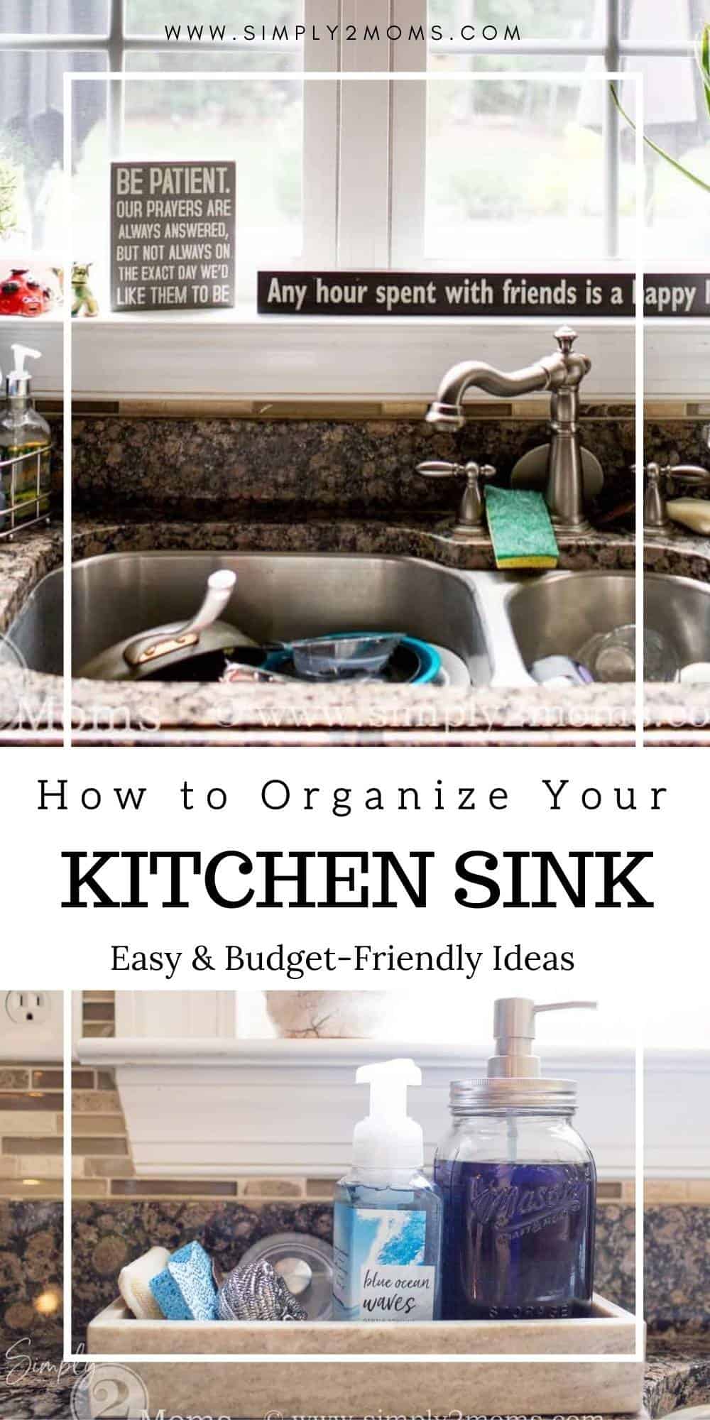 How to Make Your Kitchen Sink Look Pretty and Organized Simply2moms