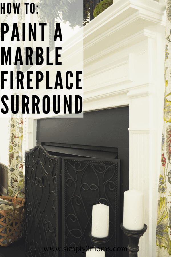 How to Paint a Marble Fireplace Surround Fireplace Makeover Part 2