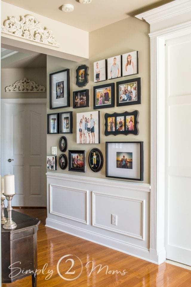 How to Plan and Install a Front Entry Gallery Wall – Simply2moms