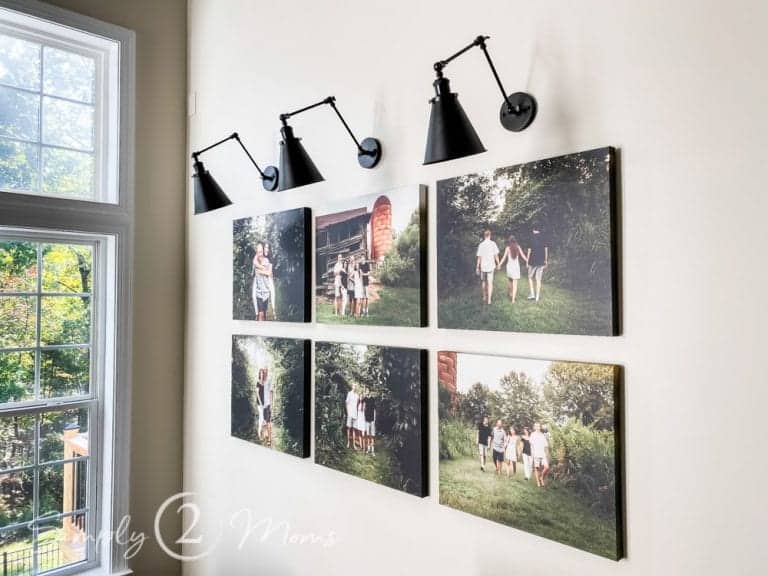 How to Design an Easy Canvas Gallery Wall Simply2moms