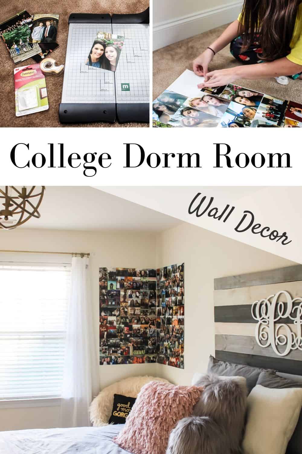 DIY Poster Board Photo Collage Simply2moms