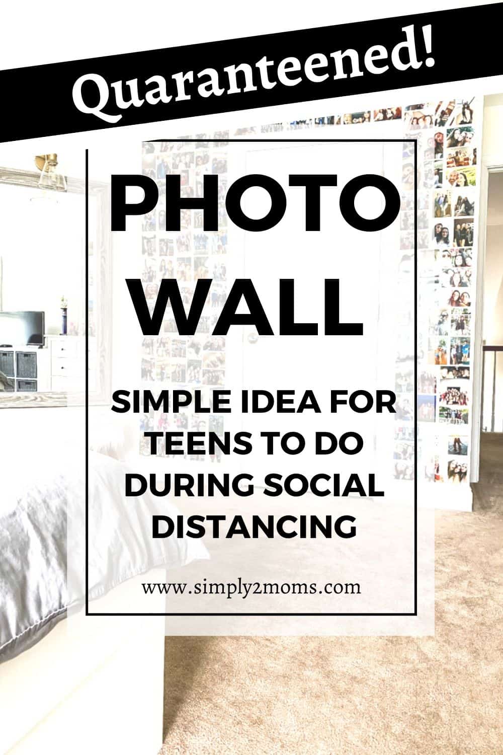 How to Create a Simple Teen Photo Wall Simply2moms