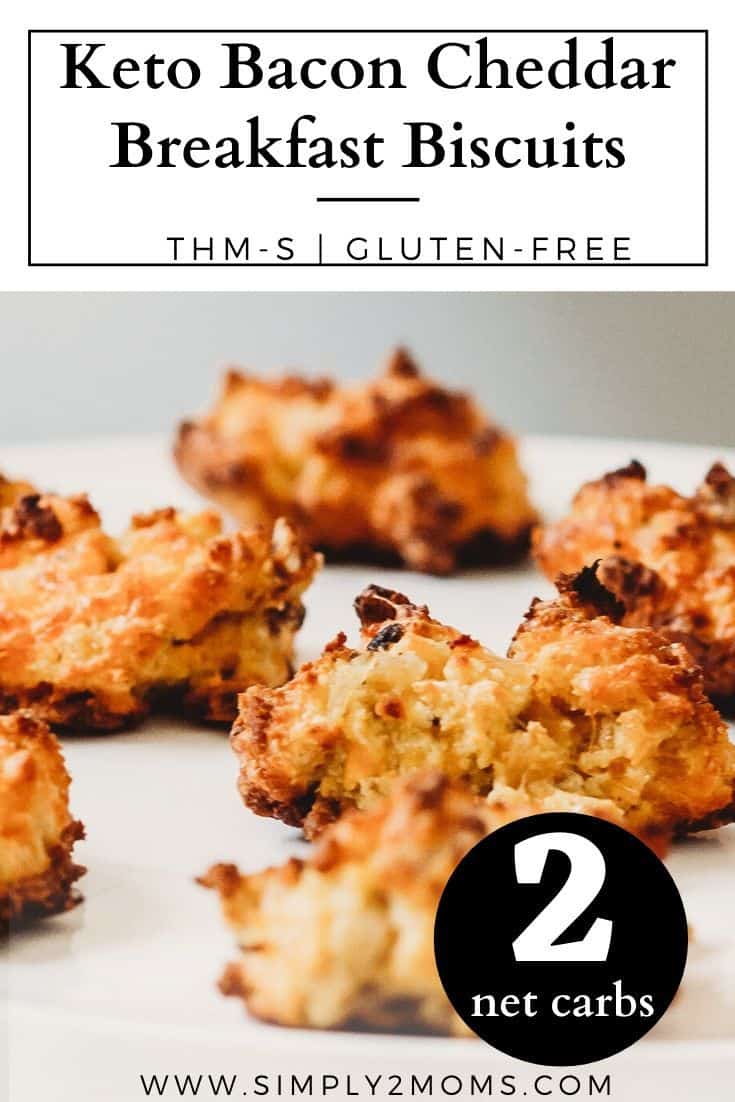 Tasty Bacon Cheddar Biscuits Keto Low Carb THMS