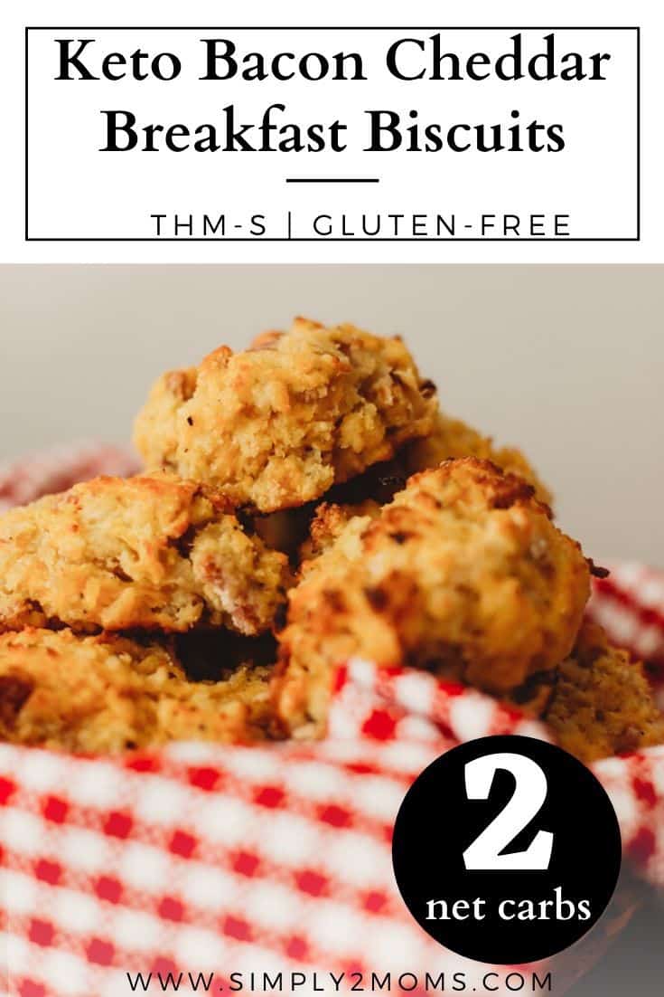 Tasty Bacon Cheddar Biscuits Keto Low Carb THMS