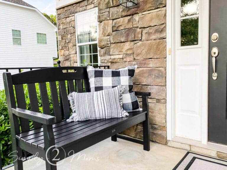 11 of the Best Outdoor Black Benches Under 300 Simply2moms