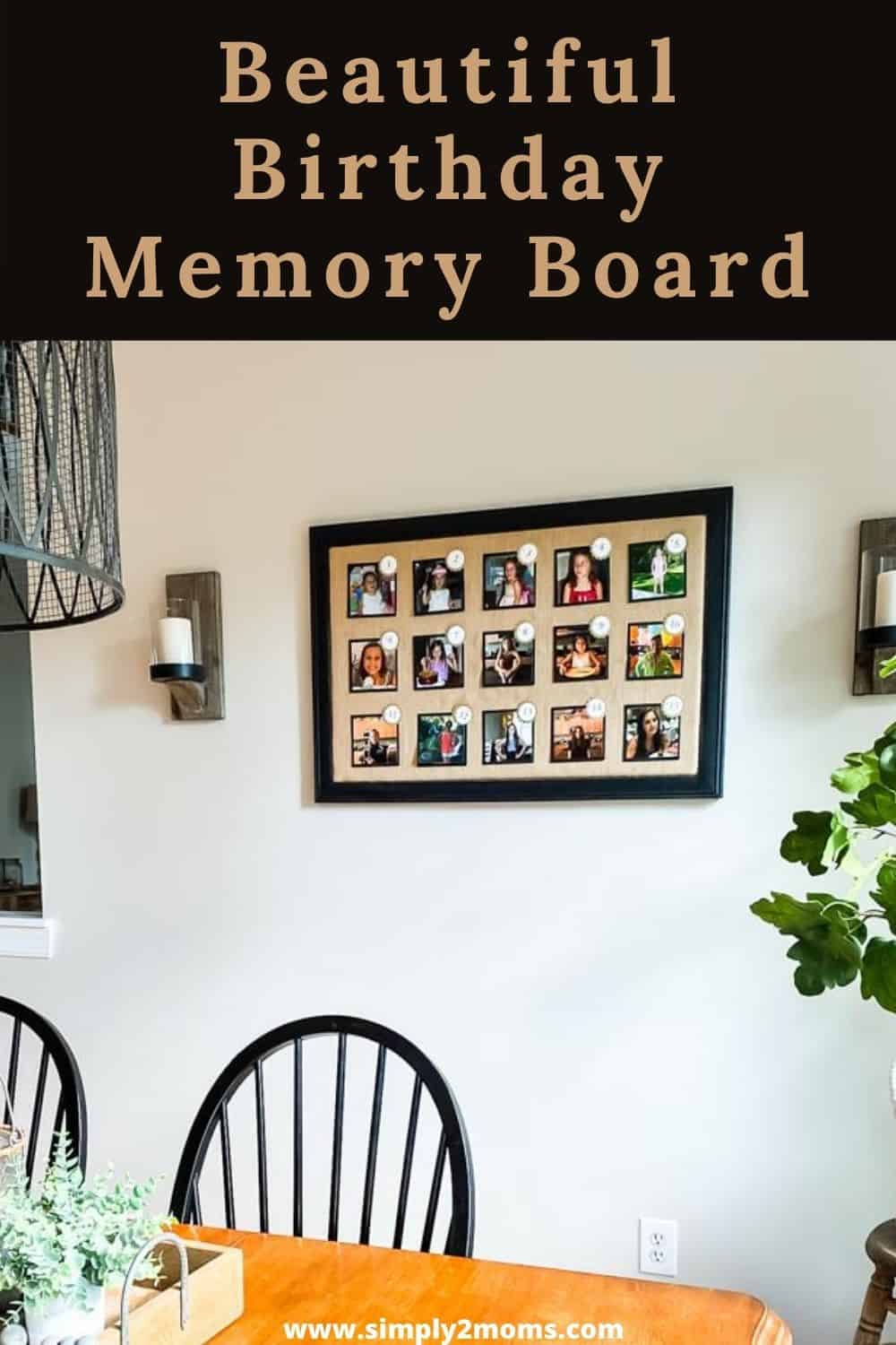 How to Create a Birthday Photo Display in 5 Simple Steps Simply2moms