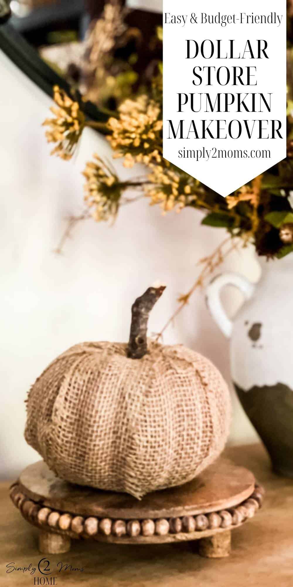 How to Transform a Dollar Store Pumpkin in 5 Simple Steps