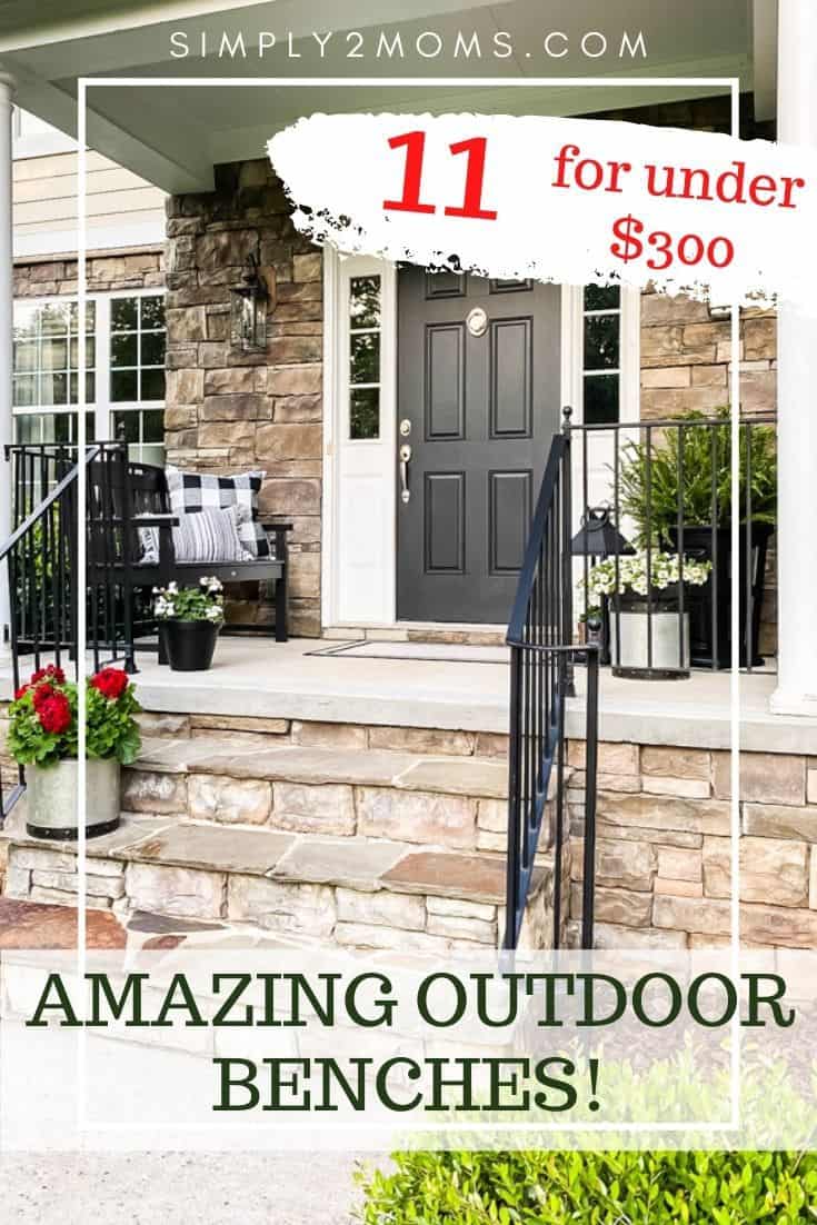 11 of the Best Outdoor Black Benches Under $300 – Simply2moms