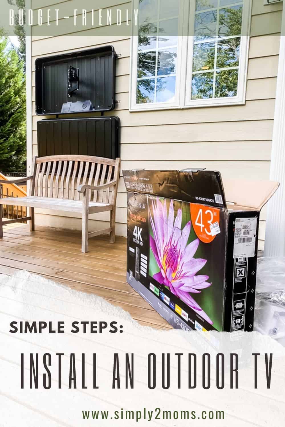 What you Need to Know about Hanging an Outdoor TV