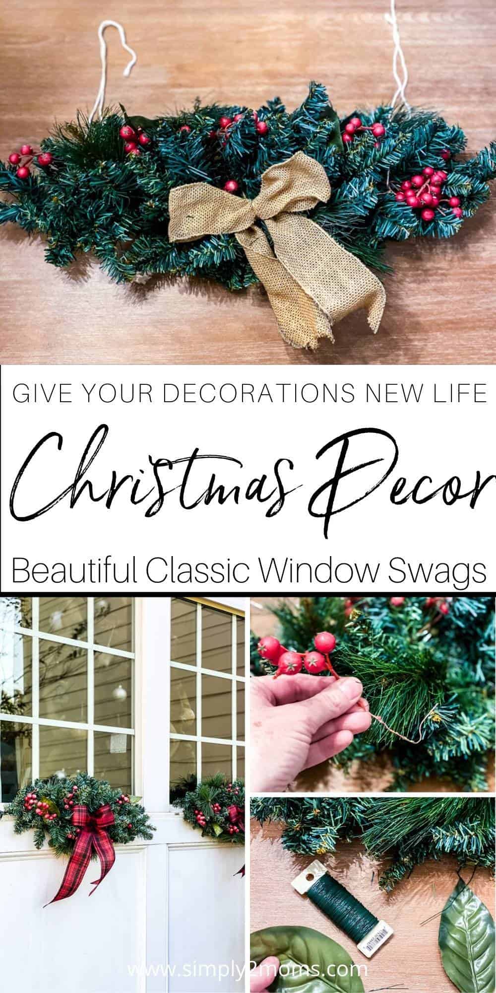 How to Repair Old Christmas Window Swags Simply2moms