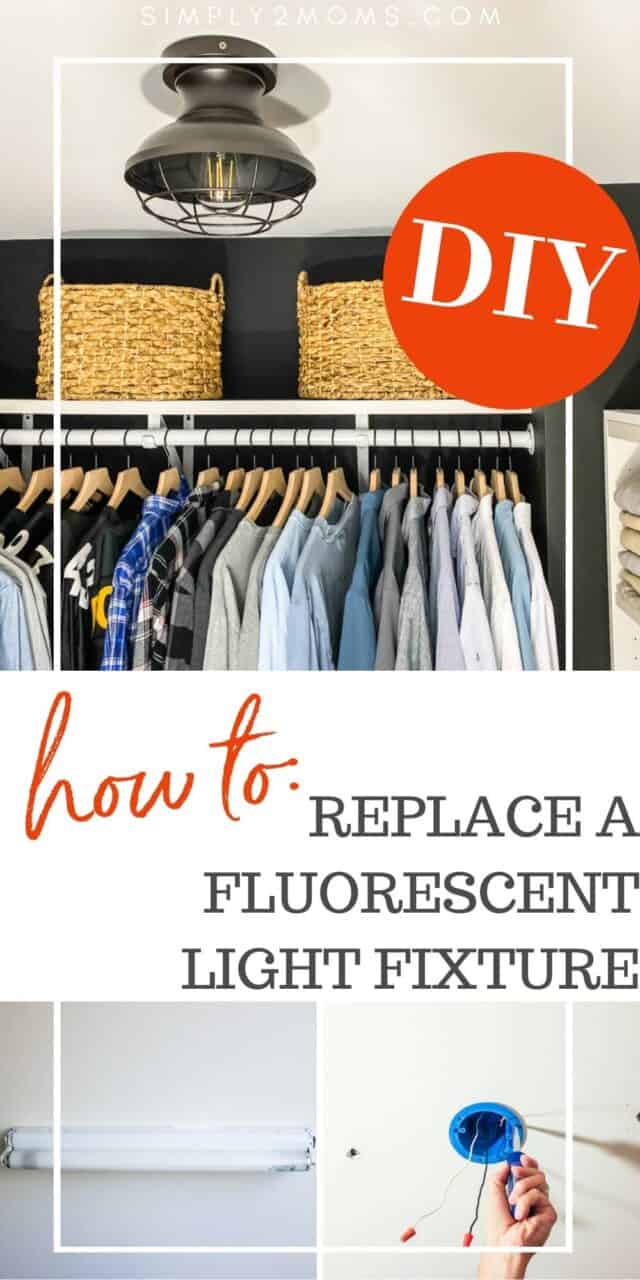 How to Replace a Fluorescent Light Fixture with Regular Light Fixture