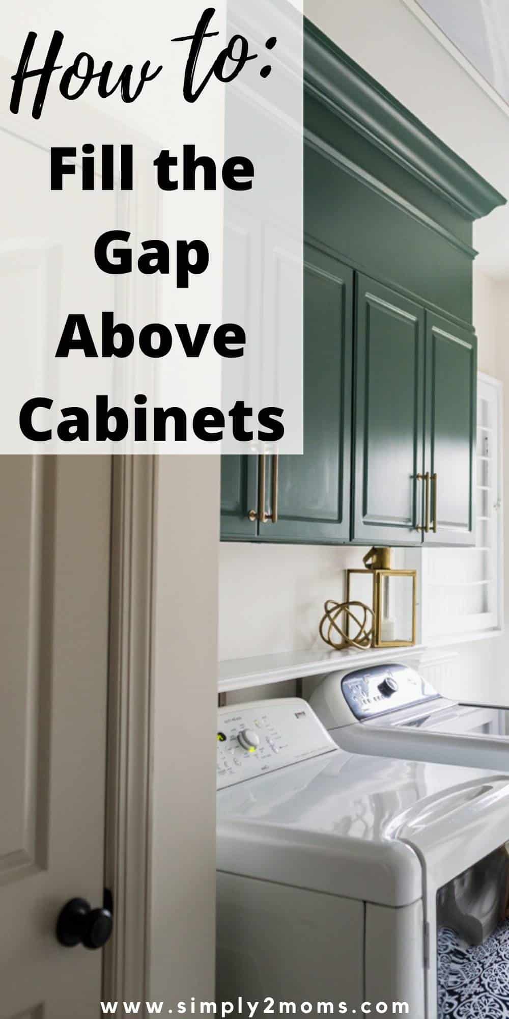 How to Enclose the Open Space Above Simply2moms