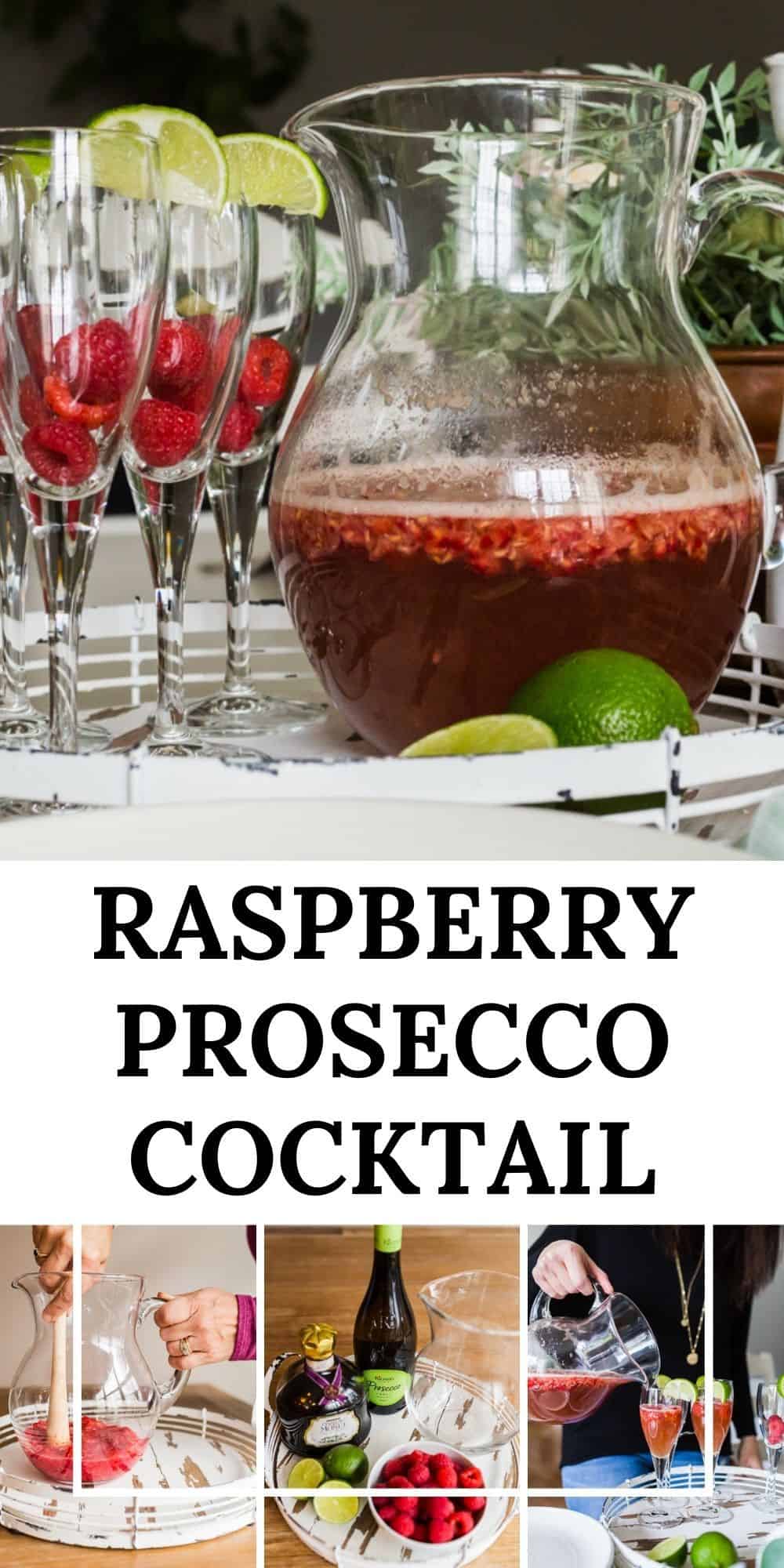 The Best Low Carb Raspberry Prosecco Cocktail