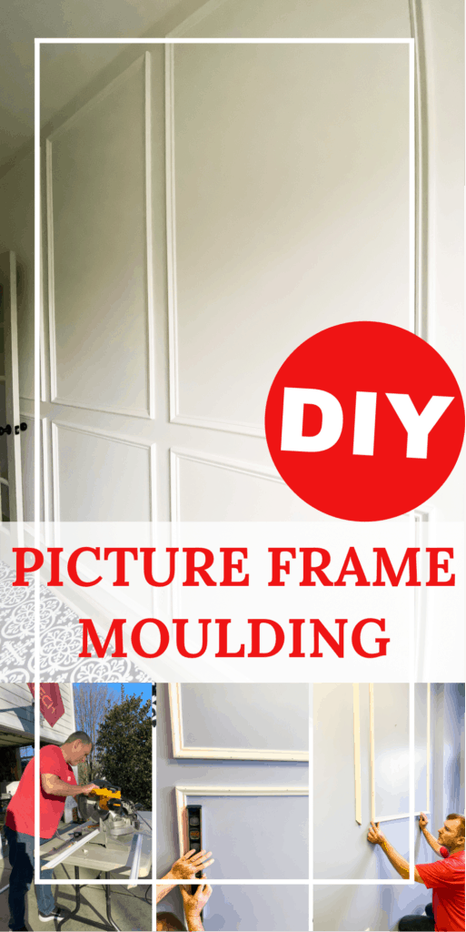 Pinterest graphic for picture frame moulding mistakes to avoid
