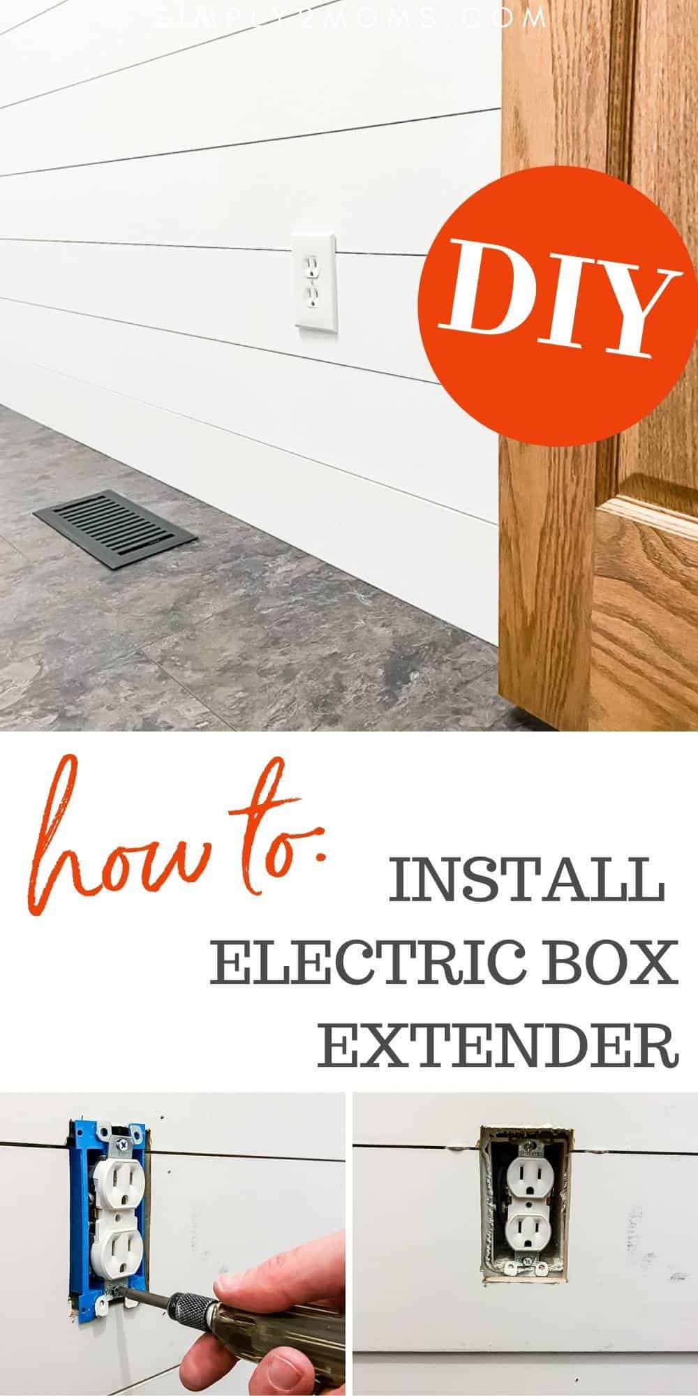How to Easily Install an Electric Box Extender Simply2moms