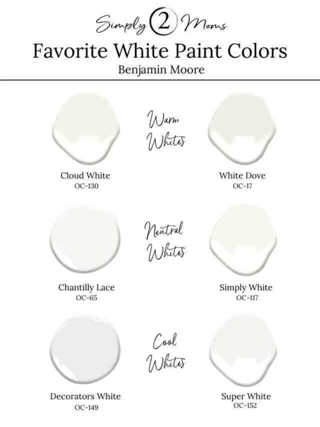 How to Choose the Best White Paint Color for Interiors Simply2moms