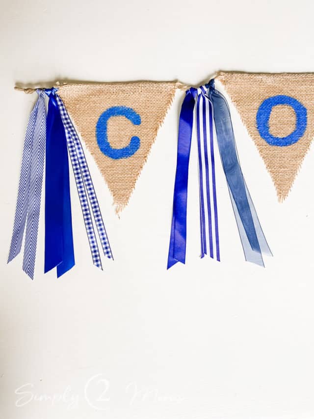 How to Make a Burlap Banner in 5 Easy Steps Simply2moms