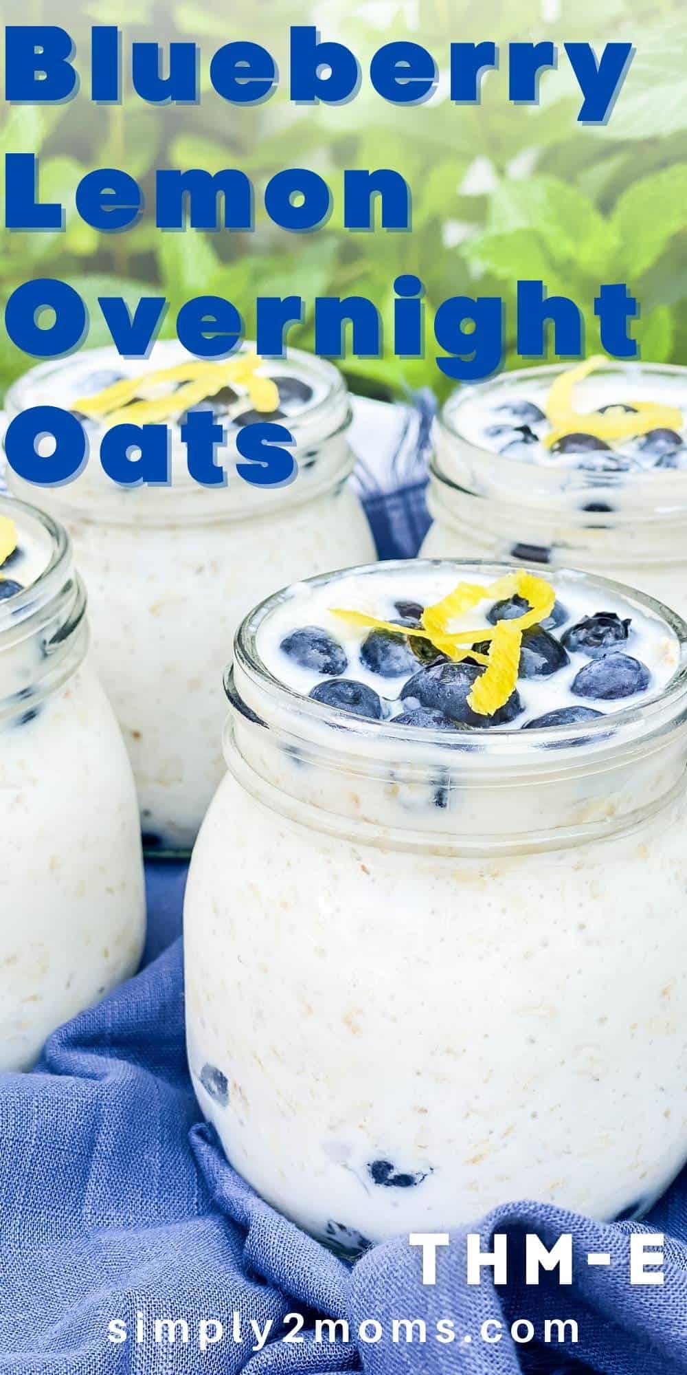 The Best Blueberry Lemon Cheesecake Overnight Oats THM E