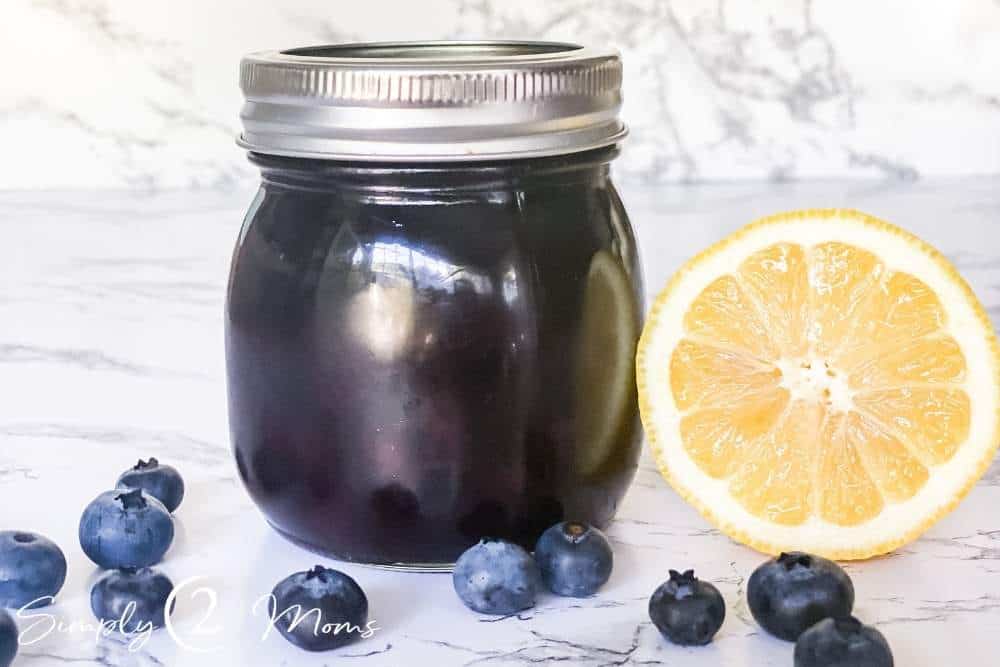 Easy Blueberry Simple Syrup No Sugar Added! Simply2moms