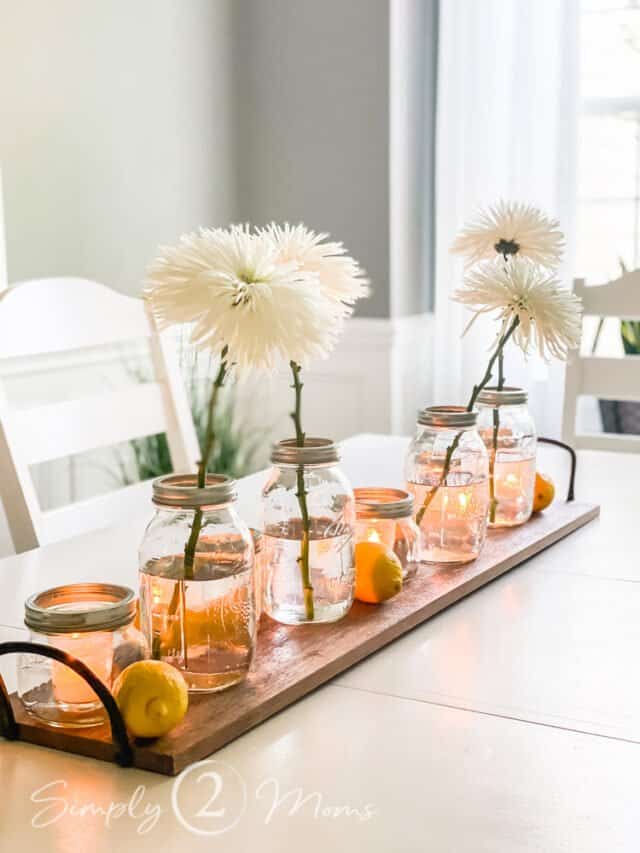 How to Create a Simple Summer Table Centerpiece Simply2moms
