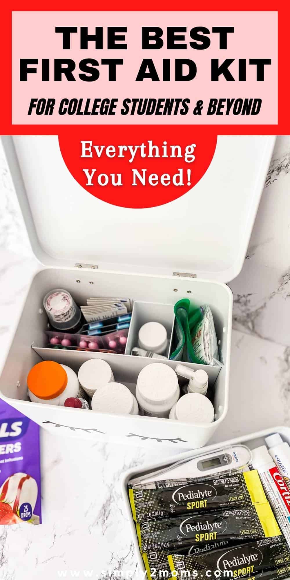 How to Create a First Aid Kit for Your College Student Simply2moms