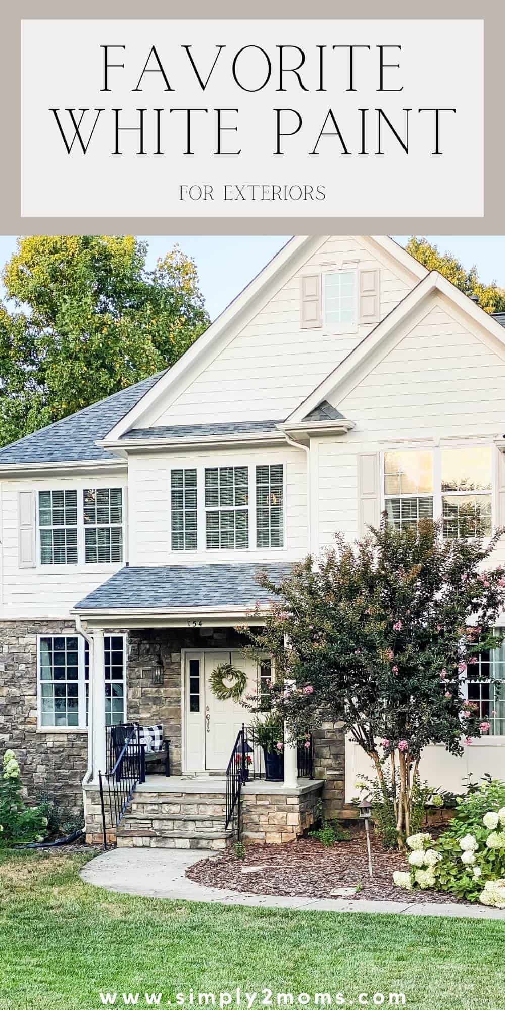 How to Choose the Best White Paint Colors for Exteriors Simply2moms