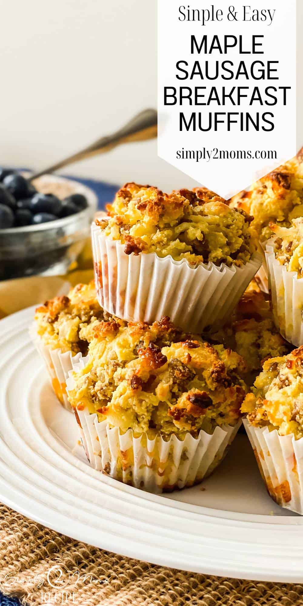 Amazing Maple Sausage Breakfast Muffins Keto Simply2moms