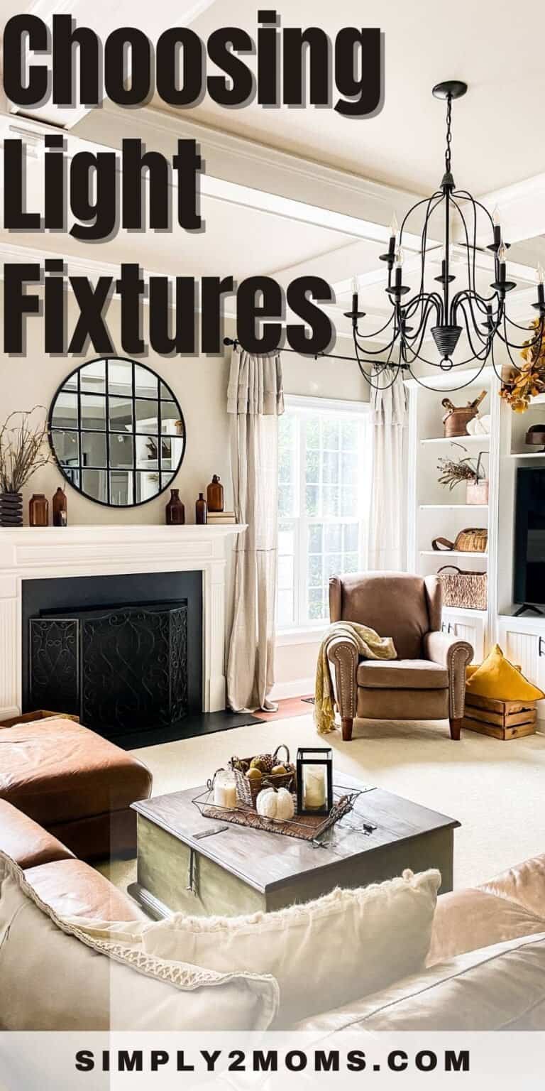 How To Choose the Right Family Room Light Fixture – Simply2Moms