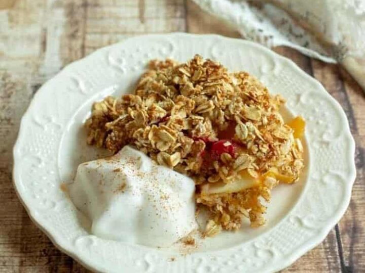 Image for Apple Crisp with Oats, Pears, Cranberries, & Pumpkin - THM E