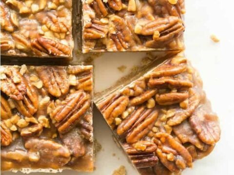 Image for Keto Pecan Pie Bars {Vegan, Paleo}