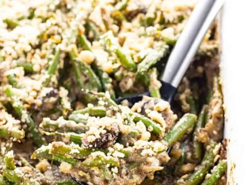 Image for Low Carb Gluten-Free KETO Green Bean Casserole Recipe (VIDEO)