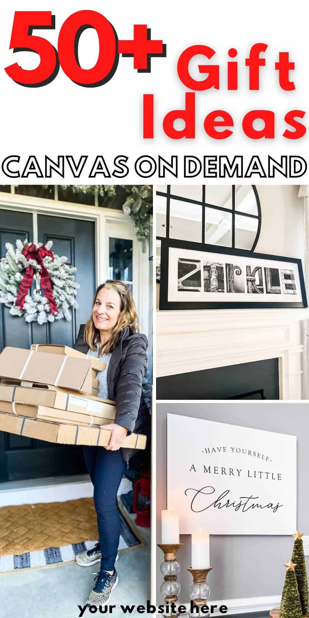 The Best Holiday Gift Guide with Canvas on Demand Simply2moms