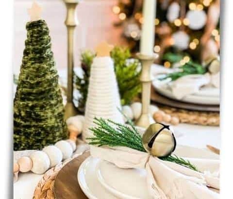 Christmas tablescape virtual supper club feature image