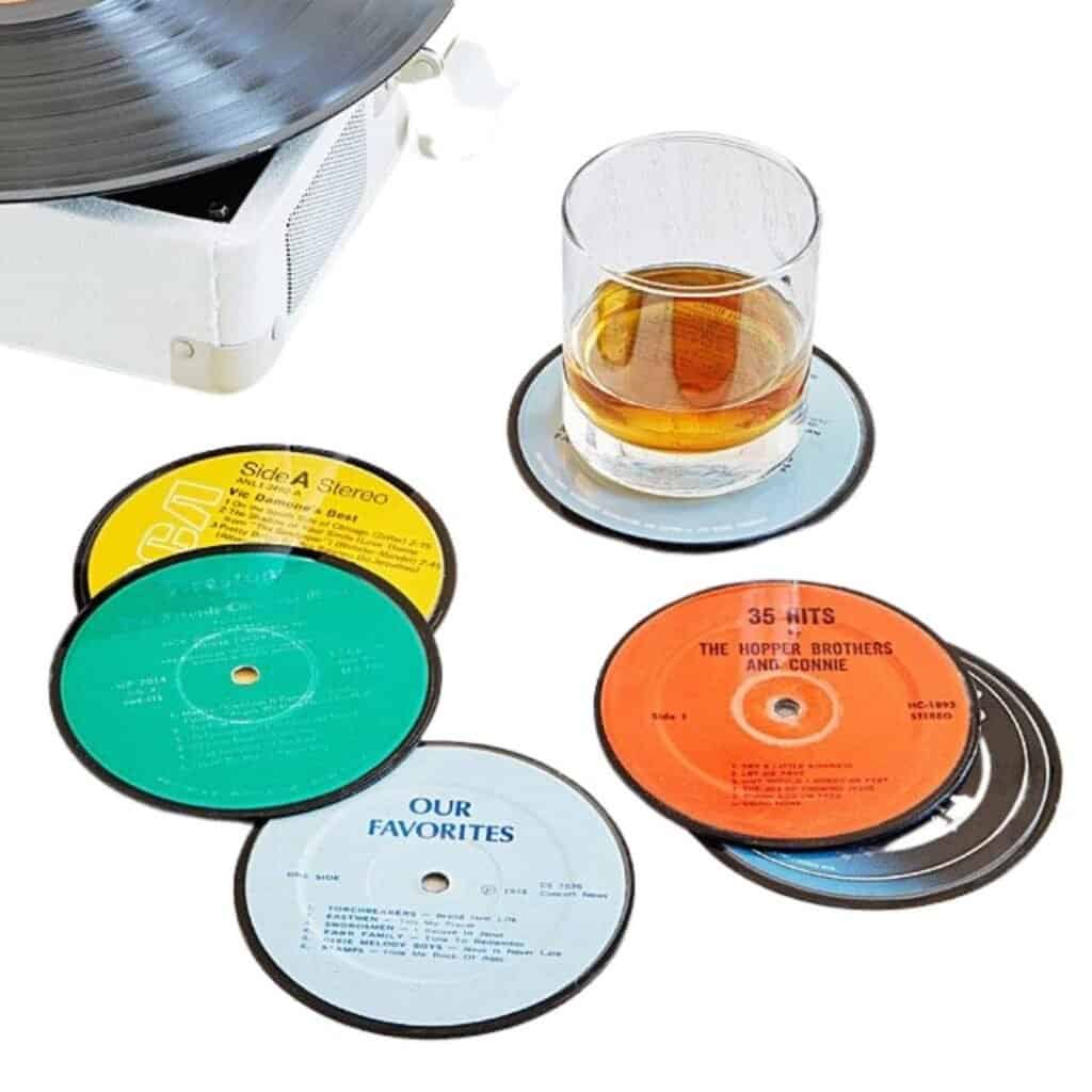 product image of record coasters