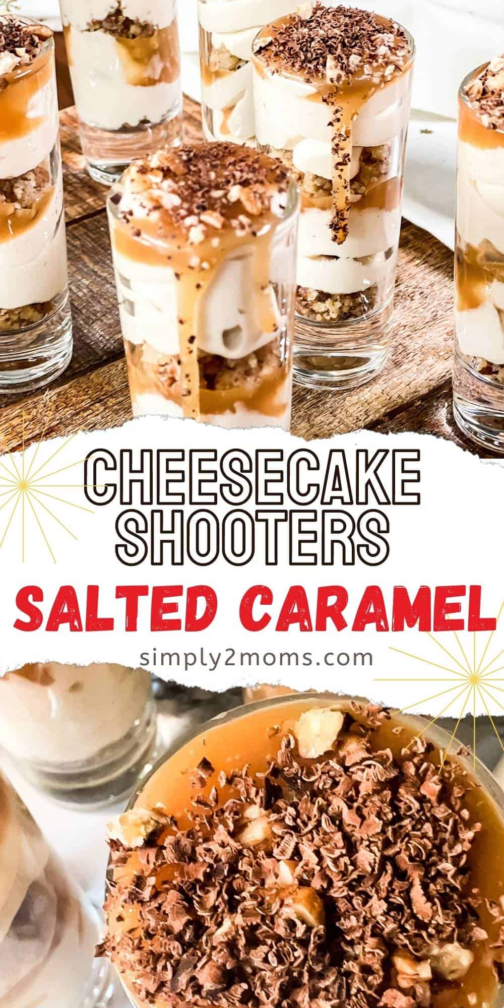 The Best No Bake Salted Caramel Cheesecake Shooters Keto
