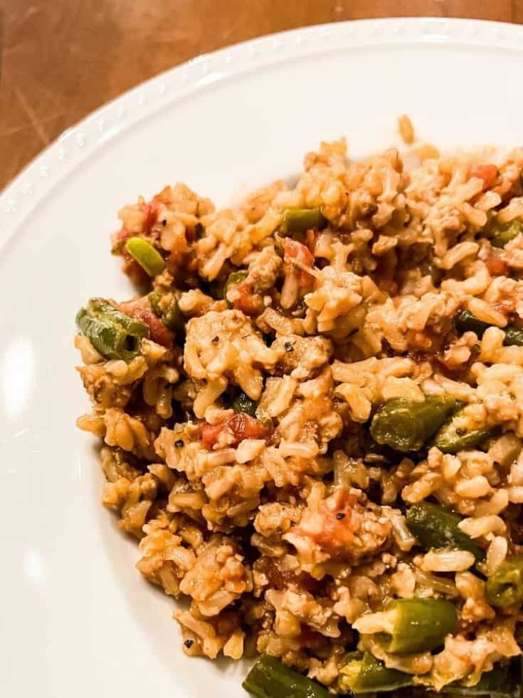 The Best Healthy Turkey and Brown Rice Skillet Meal Recipe
