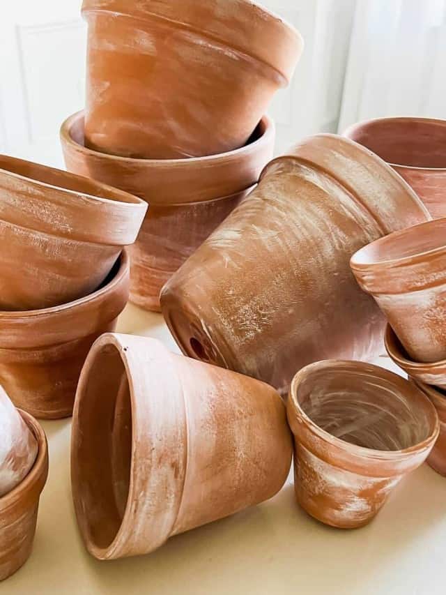 How to Make Terra Cotta Flower Pots Look Old Simply2moms