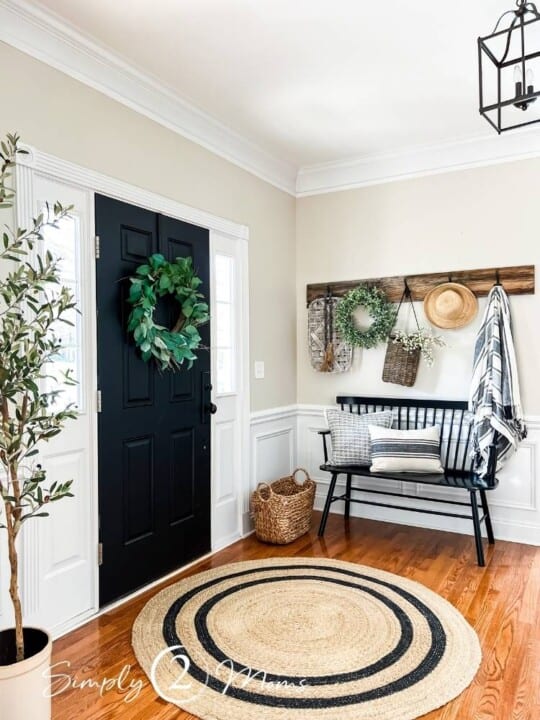Simple Ways to Create a Welcoming Spring Front Entryway