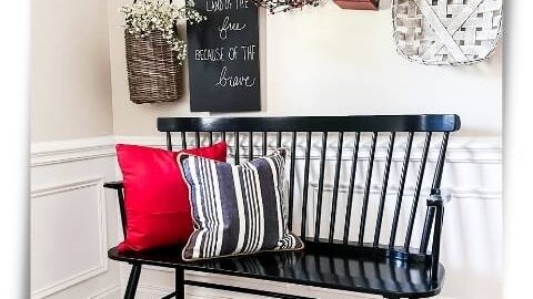 feature photo red white and blue décor blog hop