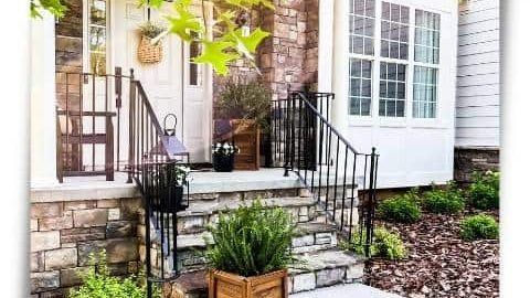 side view of front porch feature image