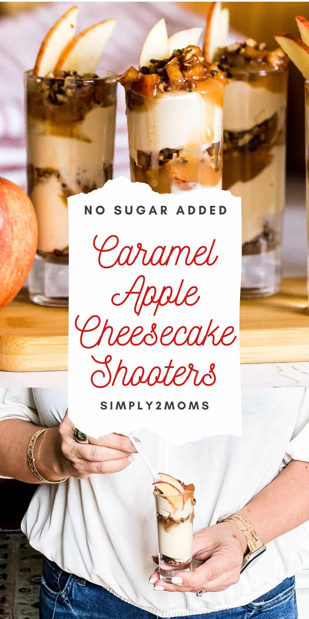 The Best Keto Apple Caramel Cheesecake Parfait Cups THMS