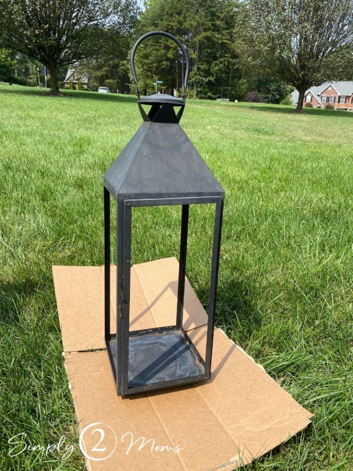 How to Transform an Outdoor Metal Lantern in 3 Super Easy Steps