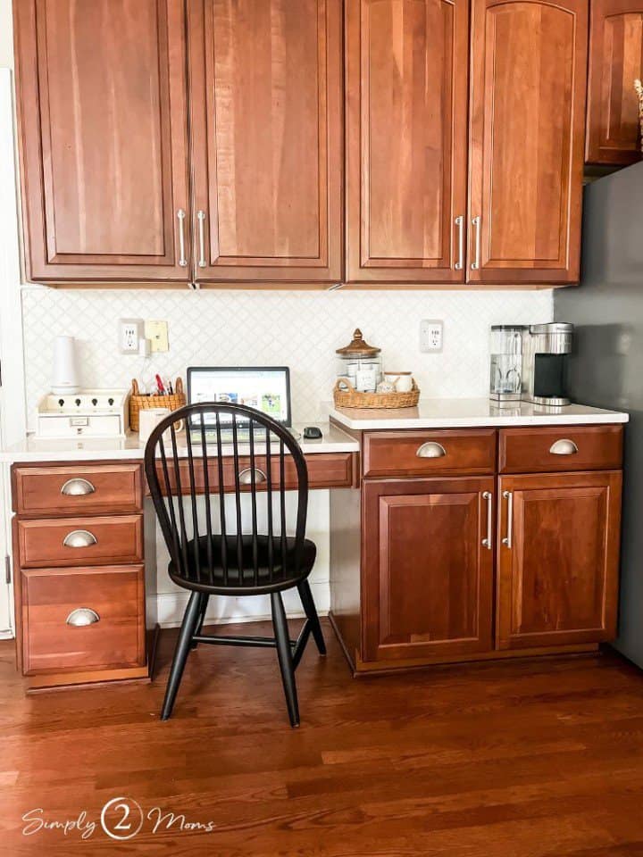 How to Update a Kitchen with Cherry Without Painting