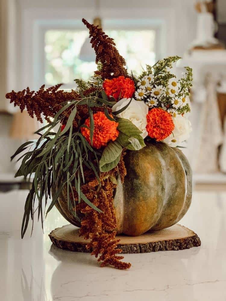 Fall floral arrangement from Heidi at Eleanor Rose Home