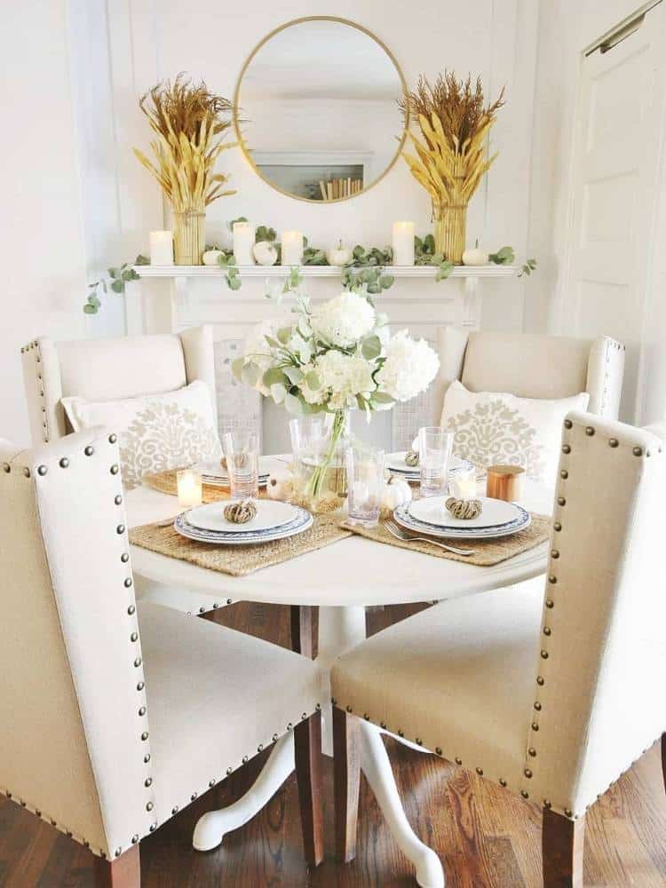 Neutral fall table from Kari Anne at Thistlewood Farm
