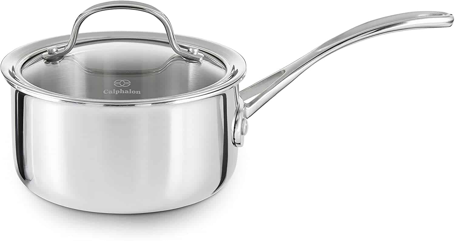 Cuisinart Professional Stainless Saucepan with Cover, 3-Quart, Stainless Steel