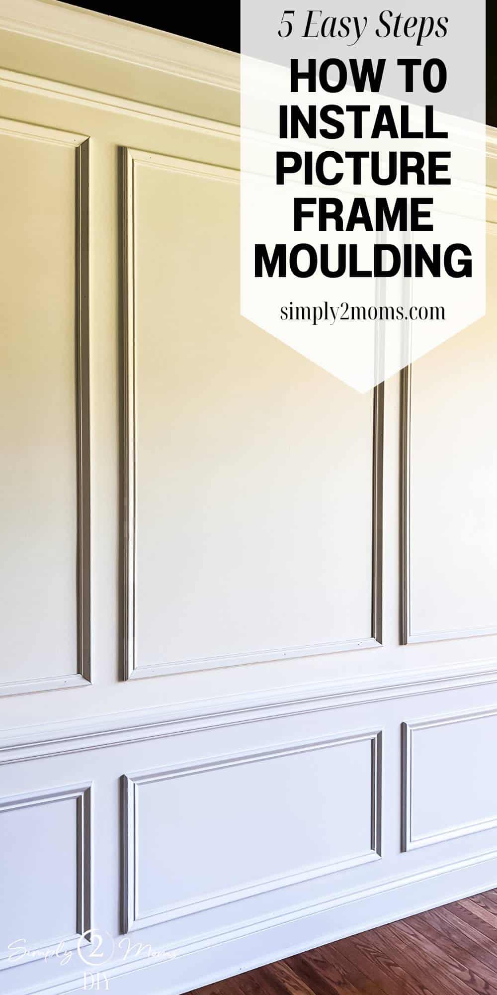 How to Install Picture Frame Moulding in 5 Easy Steps