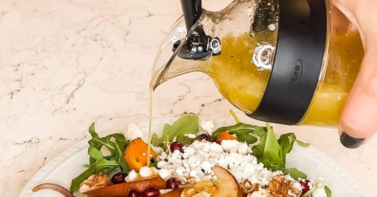 sachin and babi light blue dress Pear Champagne Vinaigrette Dressing