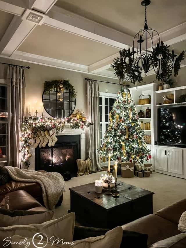 Take a Candlelight Tour of a Home with Elegant Christmas Decor